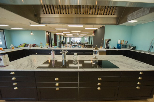 the kitchen at the Memory and Company Alzheimer's Health Club, Toronto